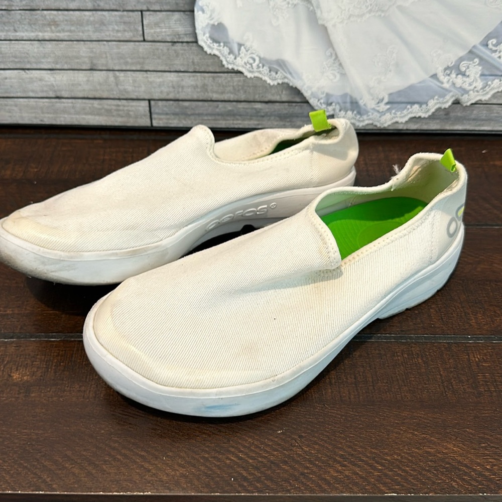 Oofos slip on sneakers